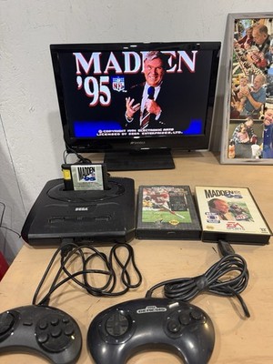 SEGA Genesis Model 2 Console - With cables, 2 controllers 2 Game 2 Tested Retro