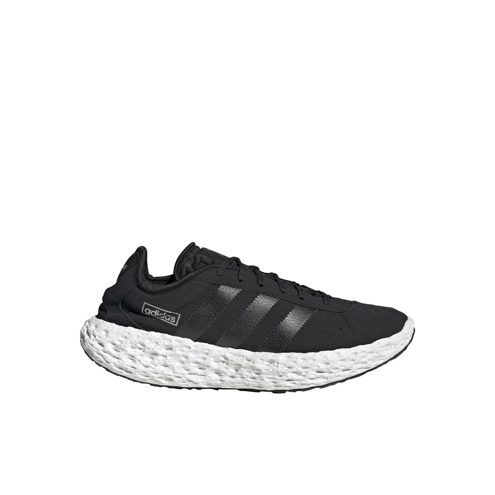 adidas Zponge Lace Up Mens Black Sneakers Casual Shoes JQ2547