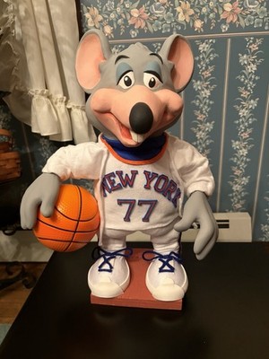 Chuck E. Cheese New York Knicks Statue Handmade