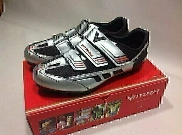 Zapato de bicicleta de montaña Vittoria Trail negro/plateado nuevo en caja nos 39,5 Foto 2 de 4