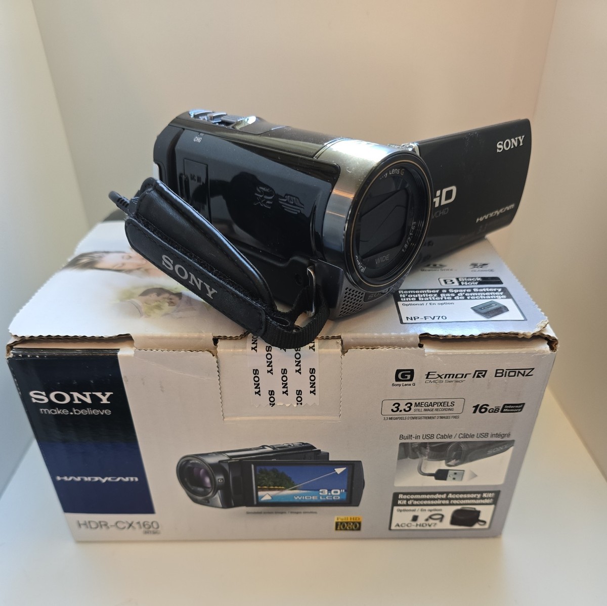 Sony Handycam HDR-CX160 High Definition Camcorder for sale online