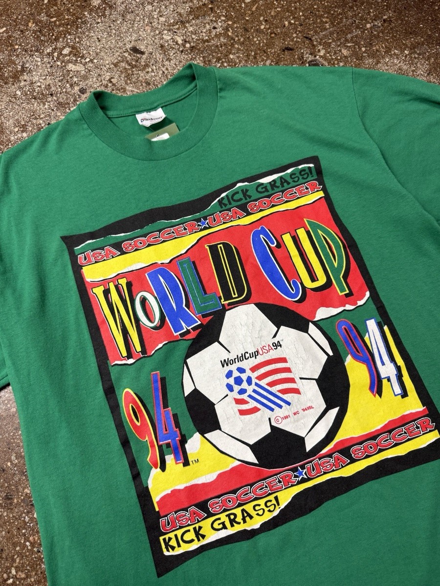 Vintage 90s World Cup Soccer T Shirt Men's XL Team USA Single