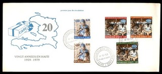 Mayfairstamps Haiti FDC 1979 CARE Founding Anni Combo First Day Cover cca_50885