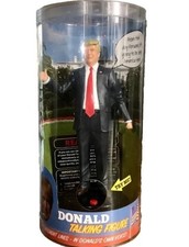NEW PRESIDENT DONALD TRUMP TALKING FIGURE SAYS 17 DIFFERENT LINES REAL VOICE NIB