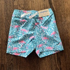 NWT Chubbies Mini Mingos Boys Swim Trunks 18M-24M - Match Dad and brothers