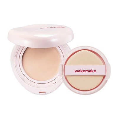 WAKEMAKE Water Glow Coating Balm Cushion + Refill/Foundation 3Shade *Free Gift*