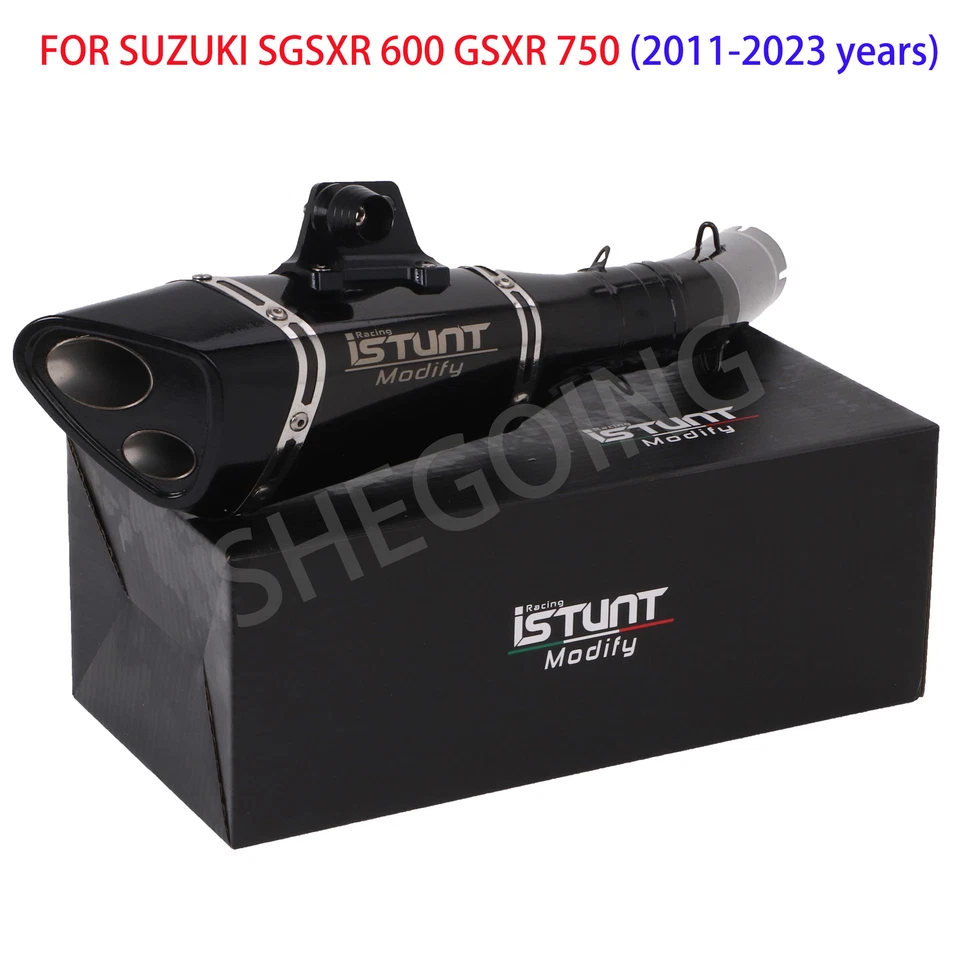 Sistema de escape completo Midpipe para motocicleta Suzuki GSXR 600 GSXR 750 2011-2023 Foto 4 de 4
