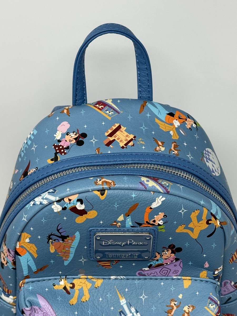2020 Disney Parks Park Life & Attractions Icons Loungefly Mini Backpack 2020 Disney Parks Park Life & Attractions Icons Loungefly  main image 3