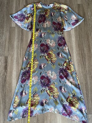 rebecca taylor fleur silk midi dress Rebecca Taylor Fleur Ruffle Dress