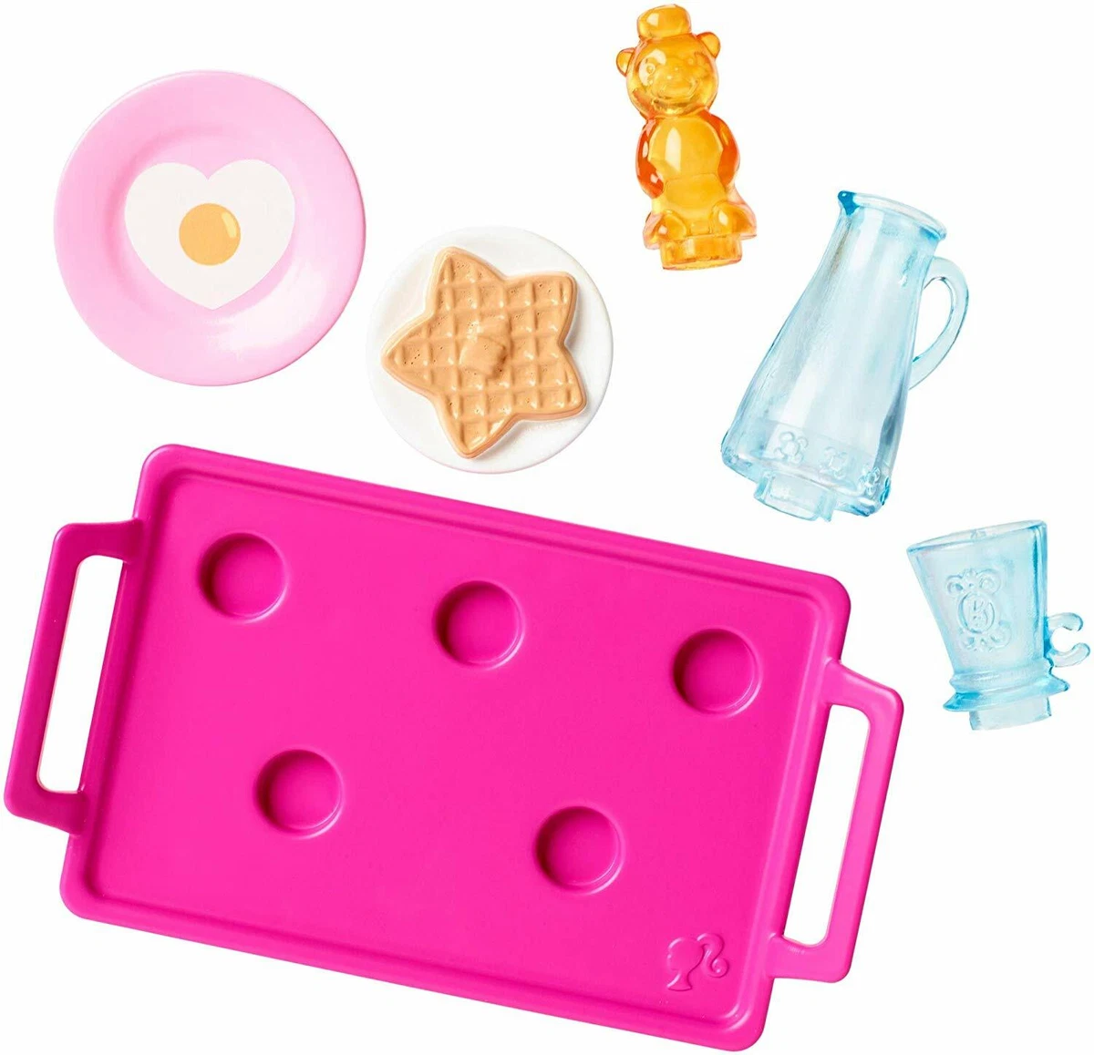 Barbie Breakfast Accessory Pack, 6 Themed Accessories Doll - NEW