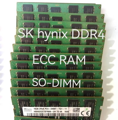 SK hynix 16GB Laptop ECC SODIMM RAM DDR4 3200MHz 2933MHz 2666MHz 2400MHz 260pin