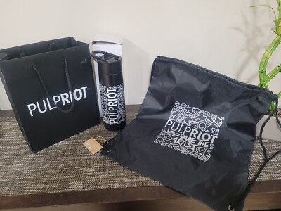 Pulp Riot Water Bottle & Drawstring Bag | eBay