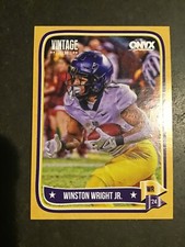 2024 Onyx Vintage Football Yellow Winston Wright Jr East Carolina Pirates