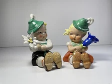Vintage Goebel Figure Kf 23B Girl 4 1/8in and boy Kf 23A