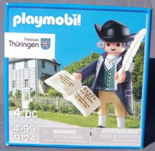 Figurine Playmobil Goethe 9124 - Édition Spéciale Thuringe - Neuf Avec Emballage Original MIB - Collection