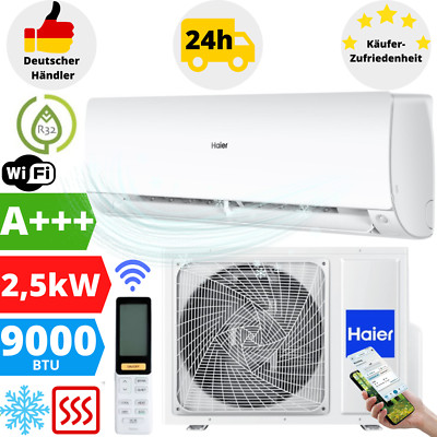Haier Flexis Plus White Matt Klimaanlage 9000BTU Klimagerät Klima WLAN 2,5kW R32
