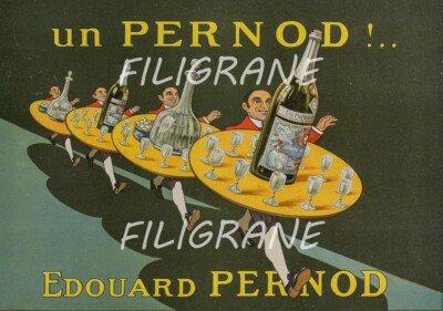 PERNOD Aperitif Rrnn - POSTER HQ 50x70cm eines VINTAGE POSTERS