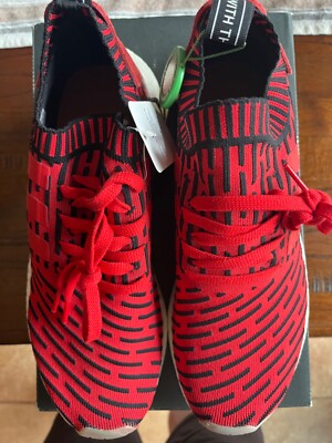 Adidas NMD R2 PK Primeknit Core Red White Black BY2098 SIZE 10 Boost | eBay Adidas NMD R2 PK Primeknit Core Red White Black BY2098 SIZE 10 Boost | eBay