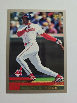 SANDY ALOMAR 2000 TOPPS BASEBALL CARD # 155 E3107