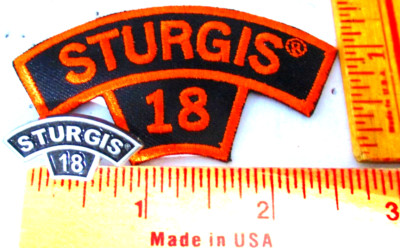 STURGIS Moto Rally 2021 Patch de tuyau de poêle en forme de tête de