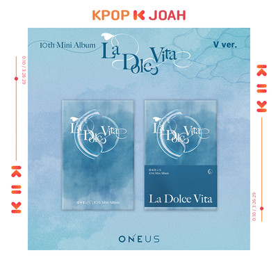 ONEUS [LA DOLCE VITA] 10th Mini Album (POCAALbum V Ver.) QR Card+Card+Sticker