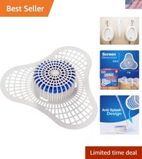 High-Quality Ocean Scent Urinal Screens - 12 Pack Anti-Splash Deodorizer Tablets