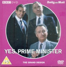 YES, PRIME MINISTER - THE GRAND DESIGN - Daily Mail Promo DVD - NEW UNPLAYED