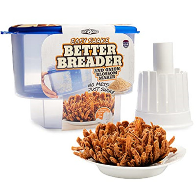 Blooming Onion Cutter Blossom Maker Set with Bread Batter Bowl Kit Slicers Gift
