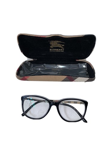 BURBERRY OCCHIALI DA VISTA DONNA MONTATURA NERA ORIGINALI | eBay