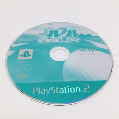Golful Golf Japan Sony Playstation 2 PS2 game Video Game Case