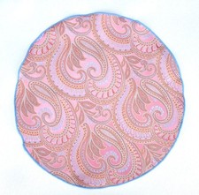 Lord R Colton Masterworks Pocket Round Bolzano Pink Gold Silk - 75 Retail New