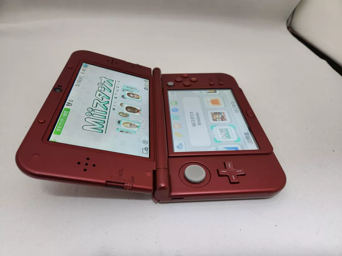 IPS Nintendo New 3DS LL XL Metallic Red IPS Screen Dual Top Bottom Japanese  Ver