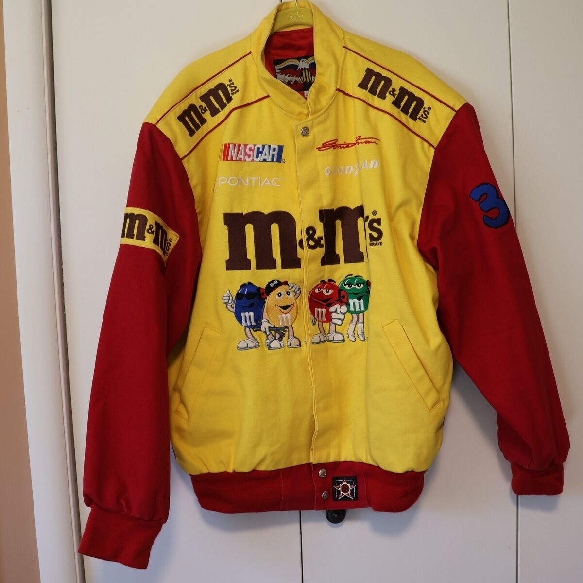 Vintage M&M Racing Jacket Nascar Team #36 JH Design Chase Vintage M&M Racing Jacket Nascar Team #36 JH Design Chase