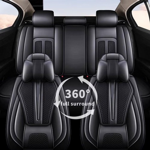 Faux Leather Full Set Car Seat Covers Protector Pad For GMC TERRAIN 2010-2024 - Picture 7 of 7