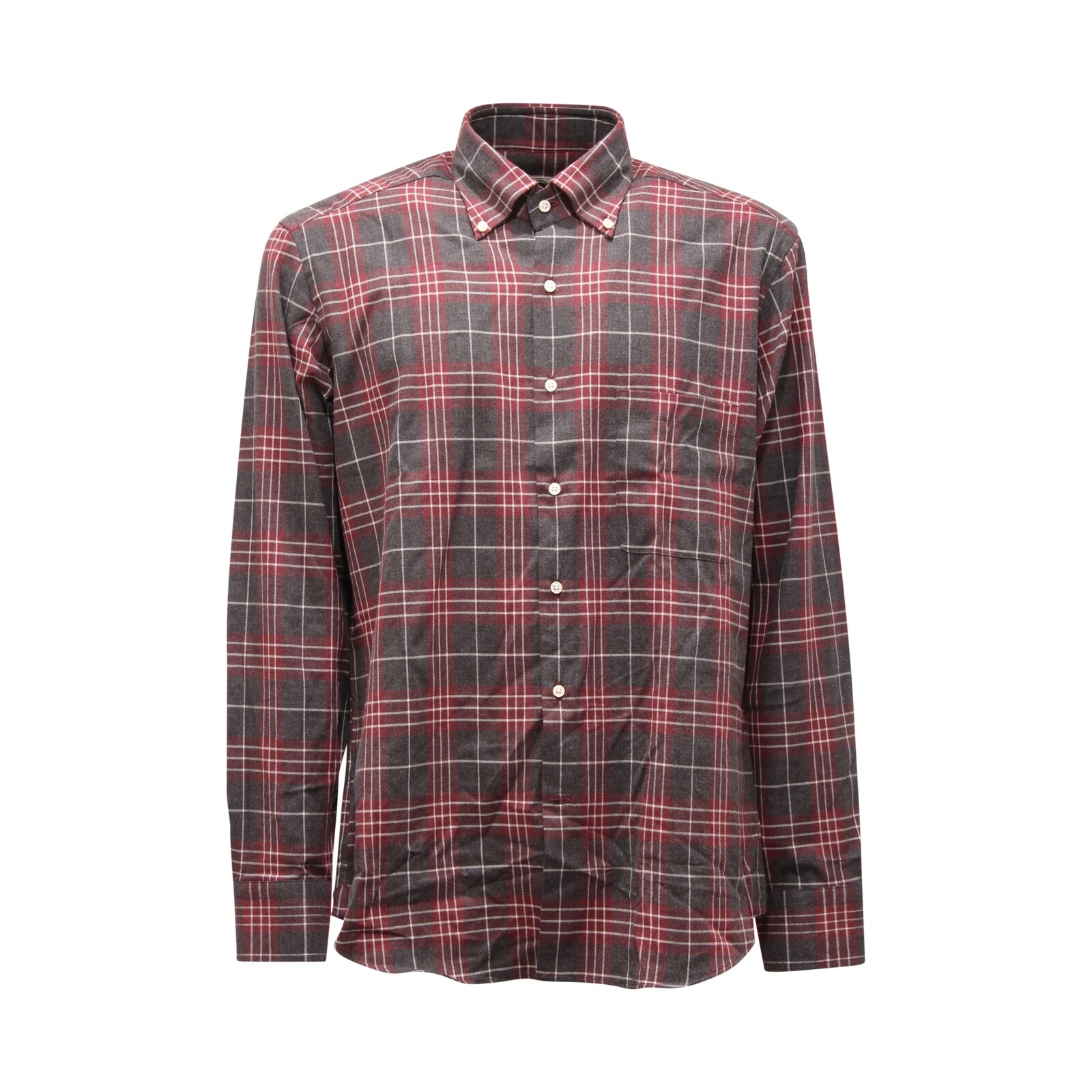 2787AS МУЖСКАЯ ФЛАНЕЛЕВАЯ РУБАШКА CAMICIA FLANELLA UOMO BORDONI MORGANA 16990₽