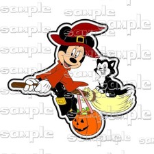 Disney Minnie Halloween Witch nn Premade Scrapbook Page Paper Piece die cut