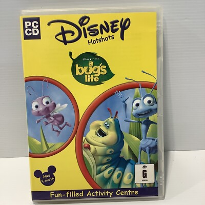 Disney Hotshots A Bug's Life PC CD-ROM Video Game Ages 4 And Up