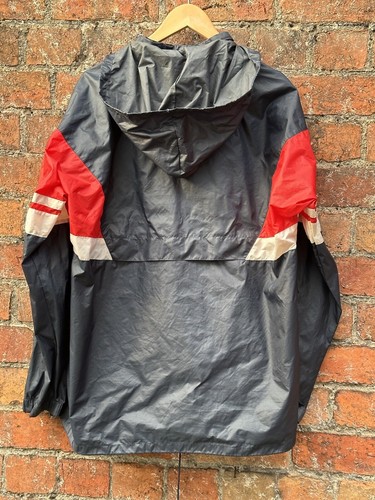 Vintage Adidas Jacket Large GB 6’1” Foldaway Hood flaw* - Picture 2 of 6