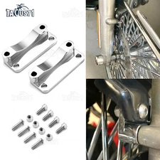 Front Fender Relocator Spacer Bracket Mount Kits For Harley Touring 2003-2013