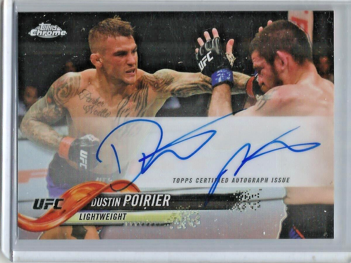 UFC TOPPS 2018 ダスティン ポワリエ サイン ポイエー 高級版 UFC