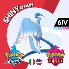 Articuno di Galar Shiny o Non 6 IV Competitivo Pokemon Spada Scudo Sword Shield