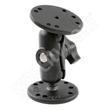 RAM Mount Double B-Ball Round Plate Assembly With 1.75" Length Arm RAM-B-101U-A