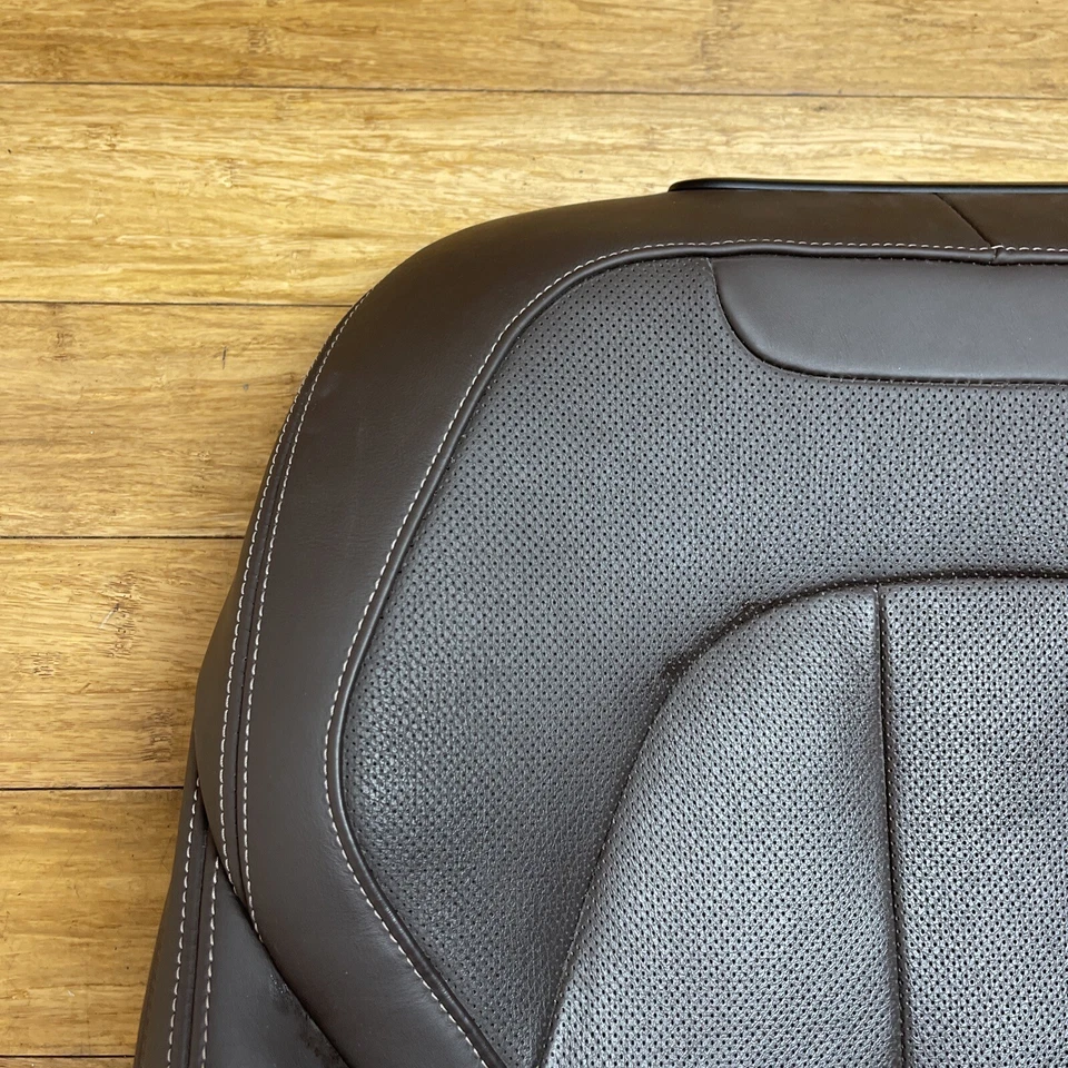 2012-2019 BMW X5 F15 Front Upper Sport Seat Cushion Pad MOCHA Trim - Image 2 of 4