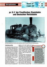 Baureihe: 53 0 - pr. G 4 2 Preußische Staatsbahn - Datenblatt