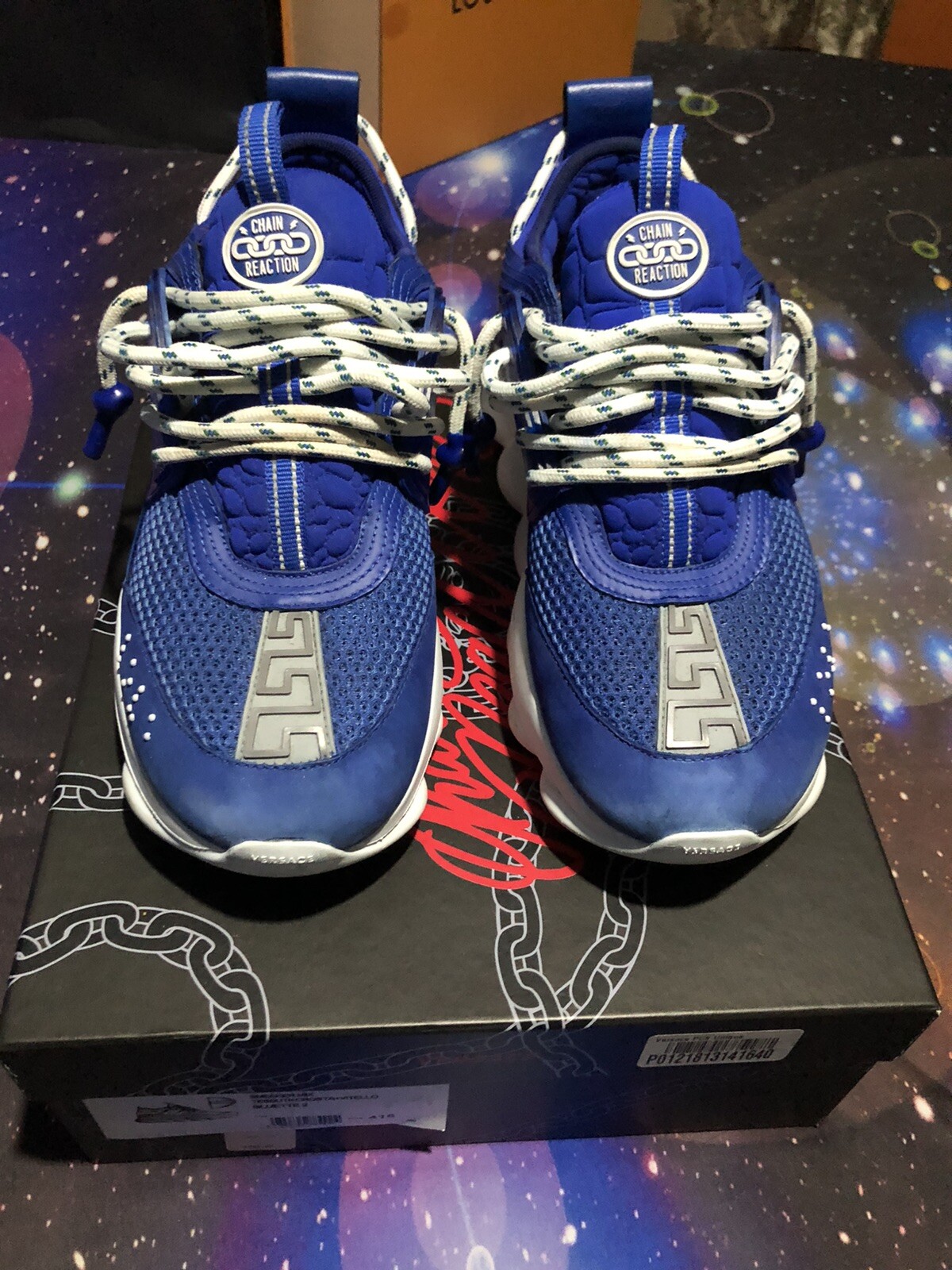 Versace Chain Reaction Blue \u0026 White 