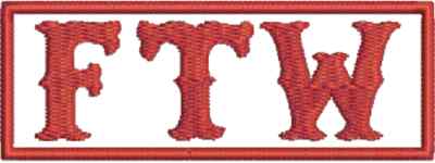 HELLS ANGELS Support 81 Patch  Aufnäher ''FTW'' FUCK THE WORLD rot/weiß