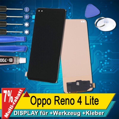 Display Für Oppo Reno 4 Lite Komplettes Bildschirm Lcd Touch INCELL Schwarz +