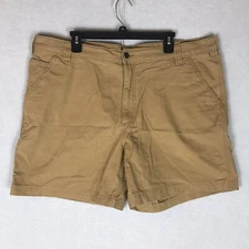 Carhartt Rugged Flex Relaxed Fit Canvas Work Shorts Men's Sz 42 Hickory BS2514-M
