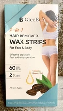 GleeBee 2-in-1 Hair Remover Wax Strips 