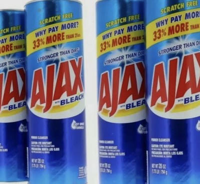 6 Packs Ajax All-Purpose Powder Cleaner with Bleach 28 oz Fast Shipping 